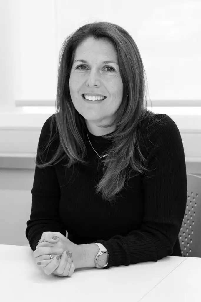 Kat Headshot in Black and White
